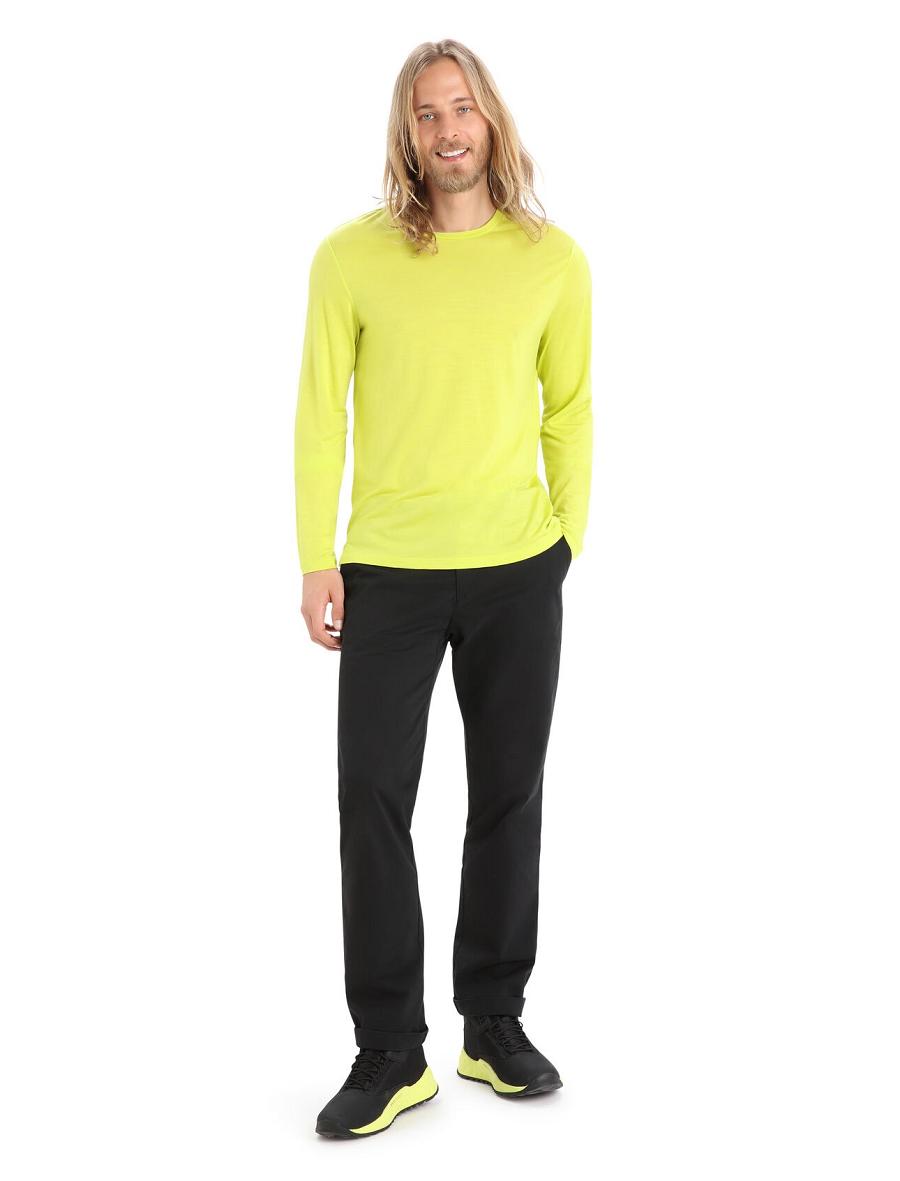 Shine Icebreaker Merino Sphere II T-Shirt Men's Long Sleeve | AU 1229OKIR